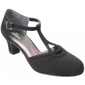 Ros Hommerson Black strappy dress heels